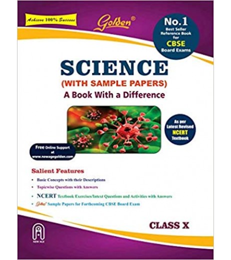 Golden Science: (With Sample Papers) A book with a Difference for Class- 10 CBSE Class 10 - SchoolChamp.net